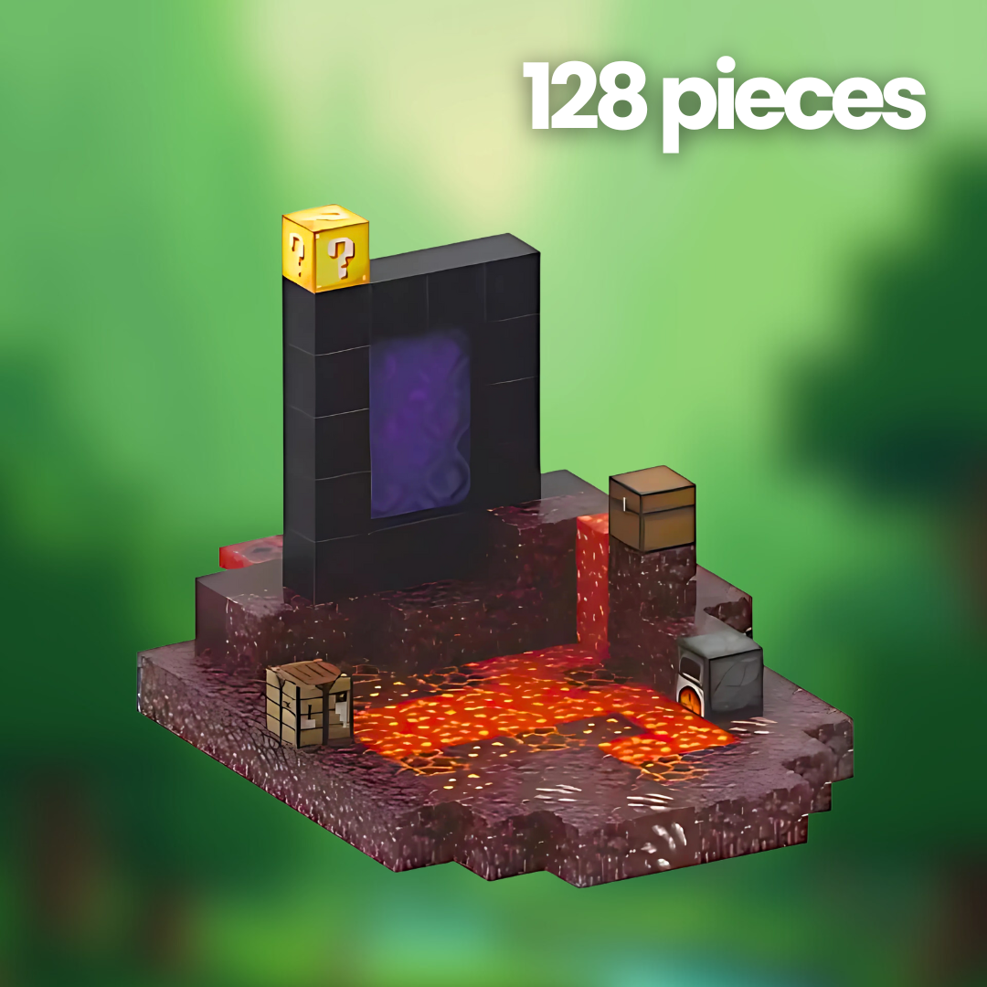 Lava Portal Set + 4 Random Dolls